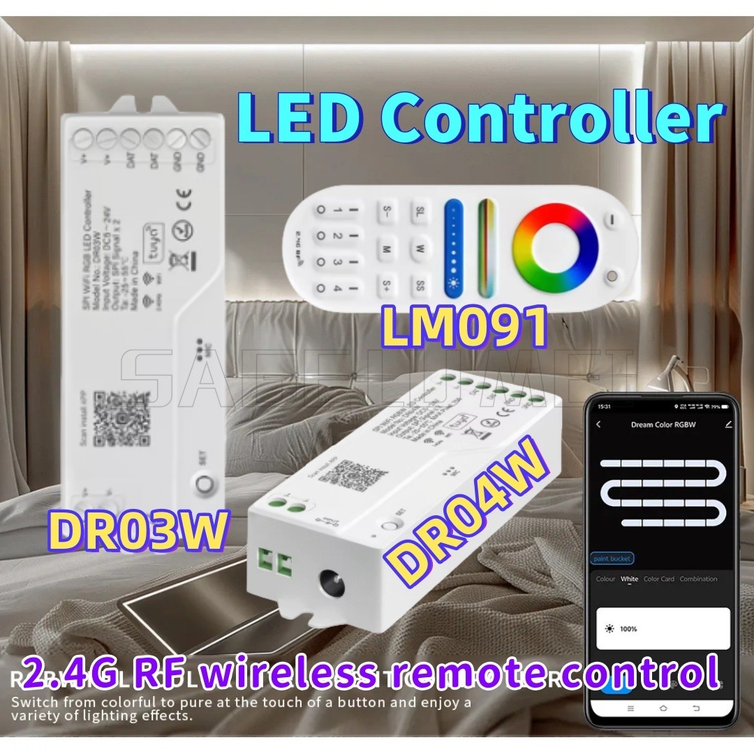 Smart Garden Light Controller - Controller LED LM091/DR03W/DR04W modulatore di luce