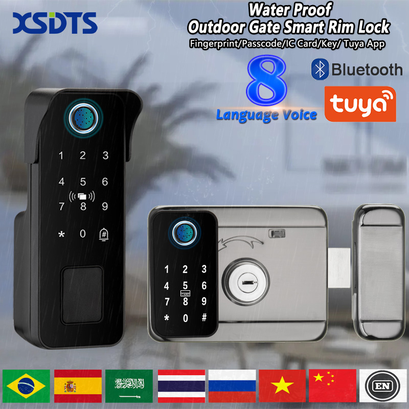 Smart Garden Lock - Impermeabile Smart Door Lock Impronta digitale