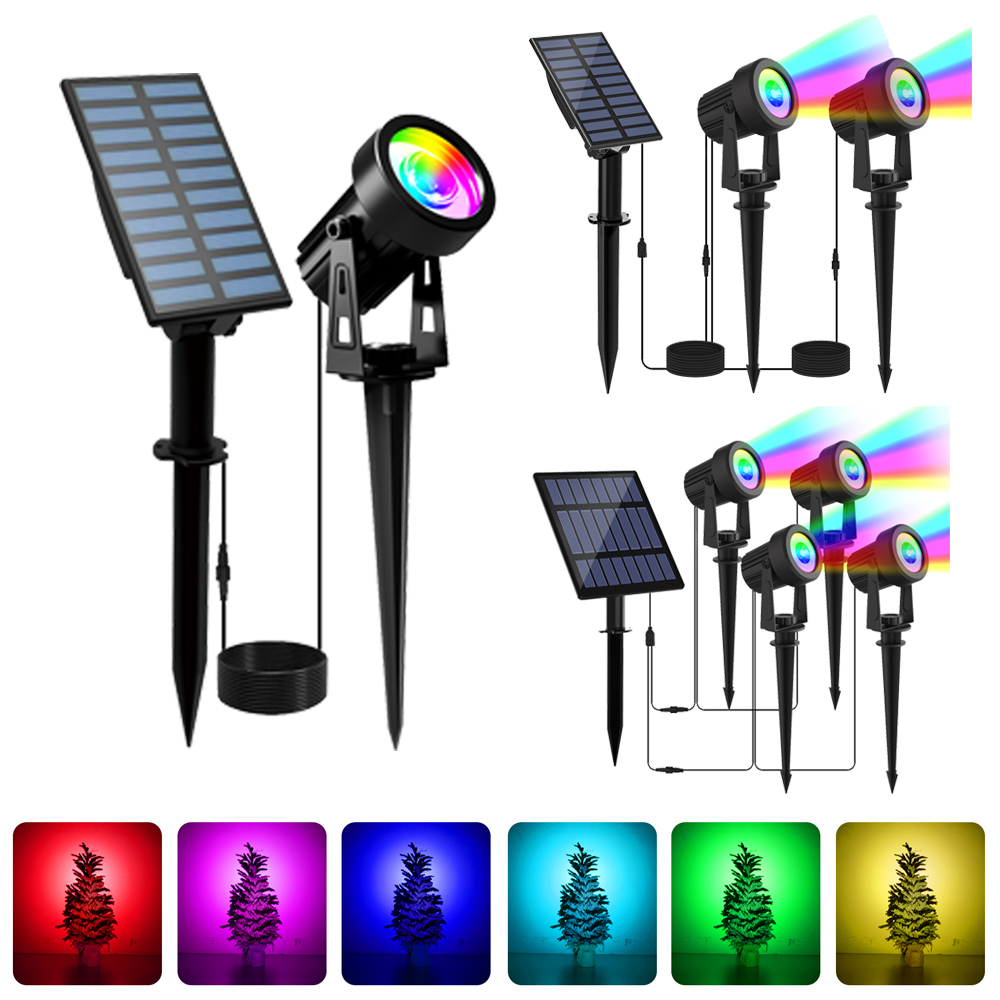 Smart Garden Solar Lights - 1/2/4 luci RGB Solar LED Light