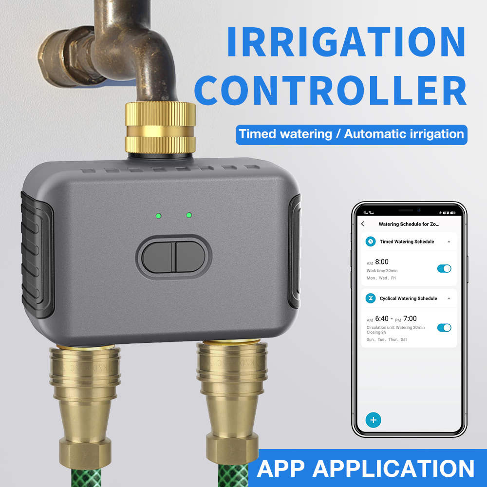 Smart Garden Sensors - Tuya timer per irrigazione a 2