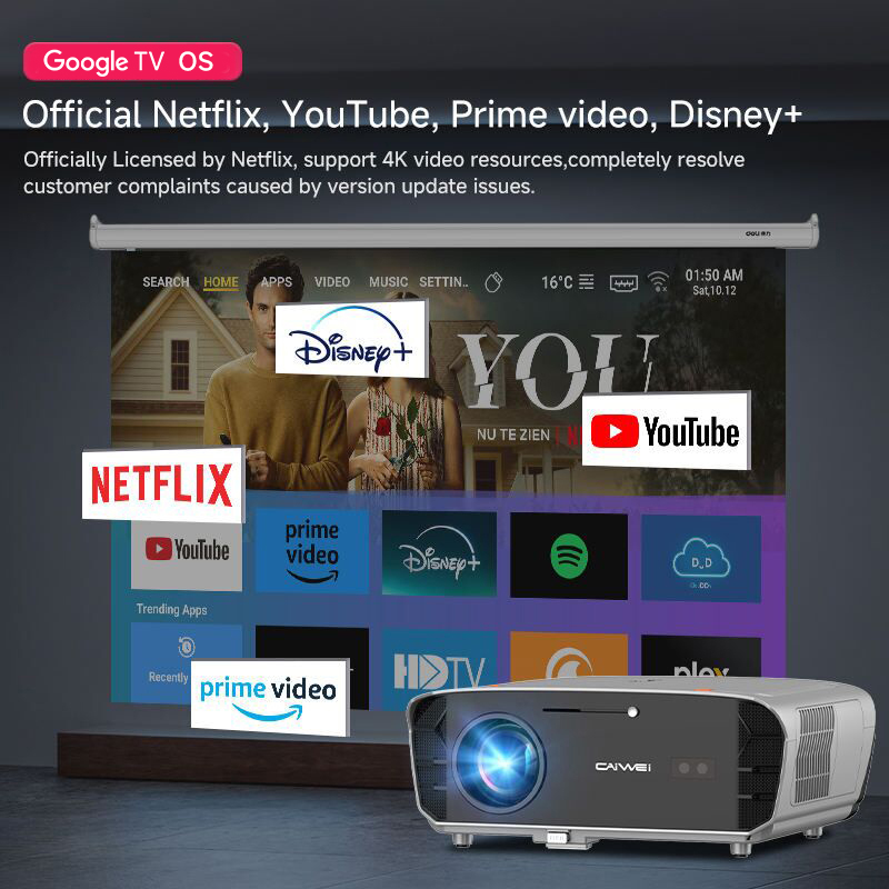 Proiettore 4K per Google Smart - Smart Garden Video recensione e prezzo