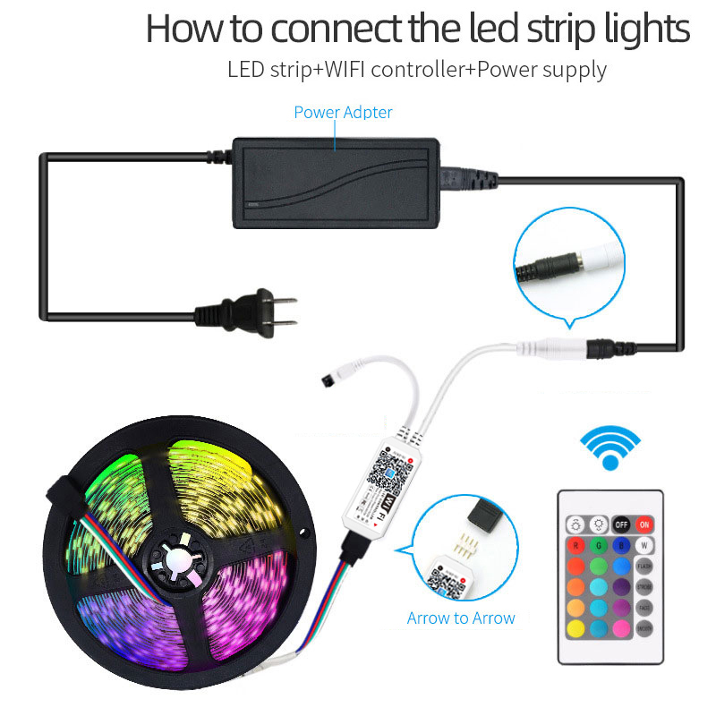 Kit Striscia LED Wifi 5M 10M 5 - Smart Garden Light Controller recensione e prezzo