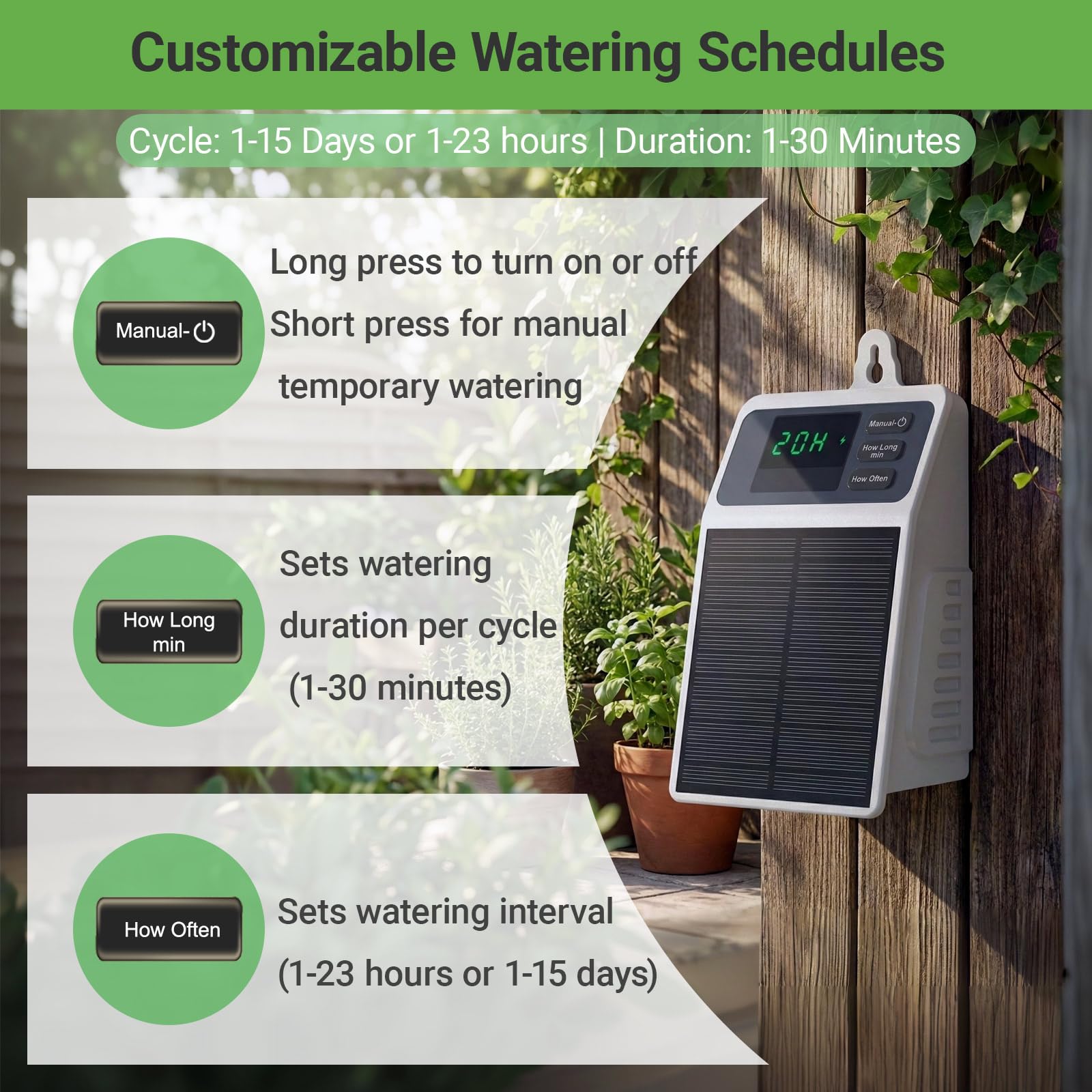 Sistema di irrigazione solare  - Smart Garden Sensors recensione e prezzo