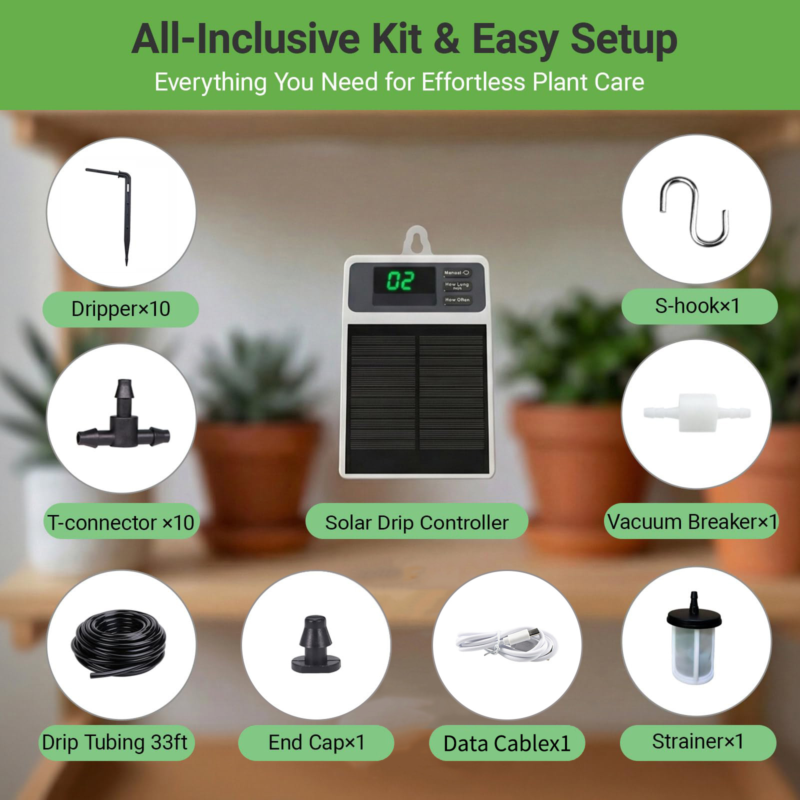 Sistema di irrigazione solare  - Smart Garden Sensors recensione e prezzo