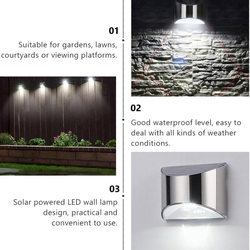 Lampada da parete per cortile  - Smart Garden Solar Lights recensione e prezzo