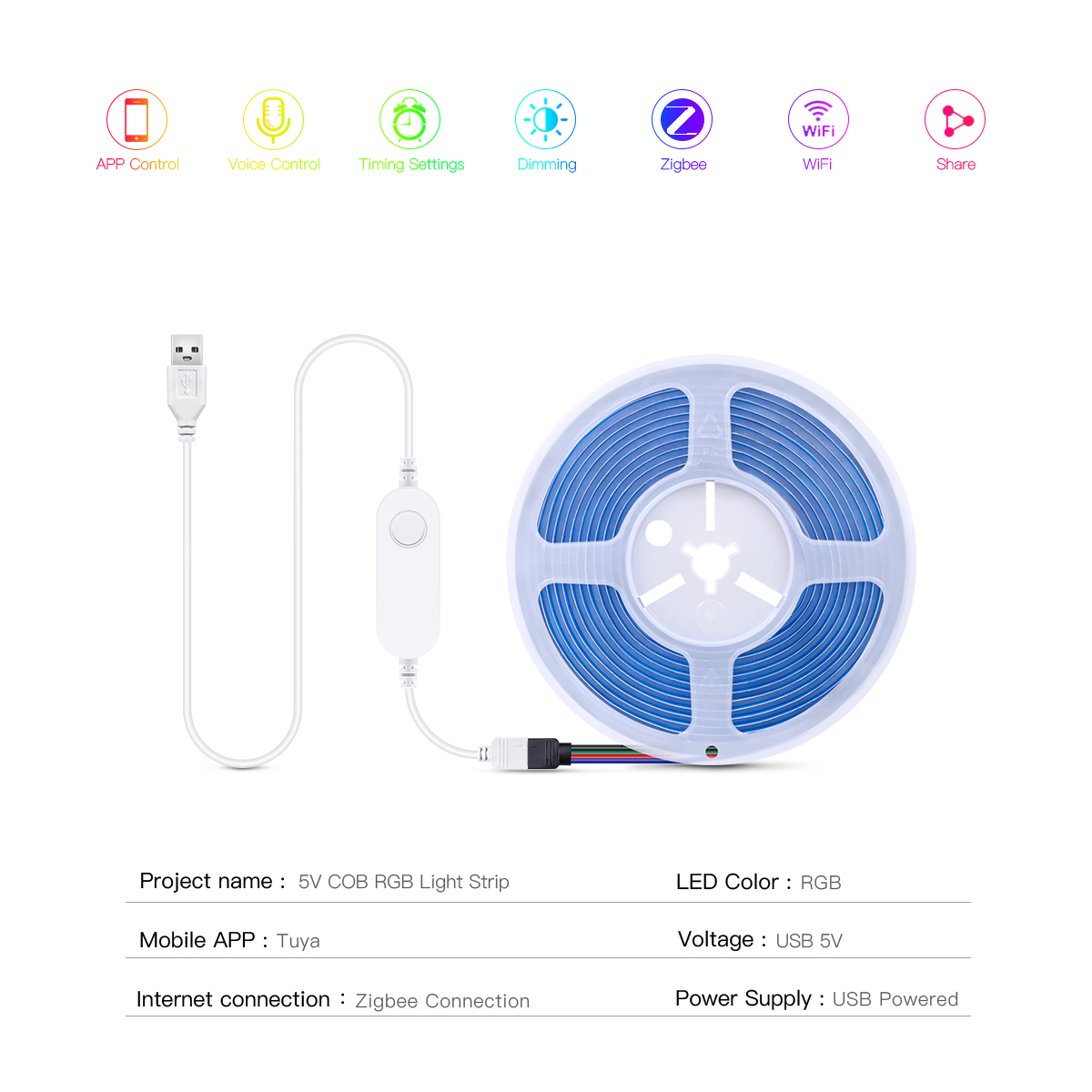 Striscia LED ZigBee Smart Tuya - Smart Garden Light Controller recensione e prezzo
