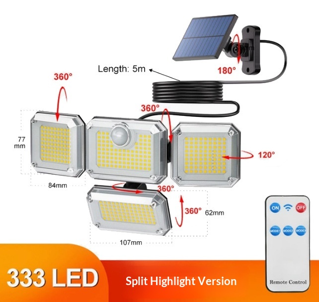 Lampada Solare a 3 Teste con S - Smart Garden Solar Lights recensione e prezzo