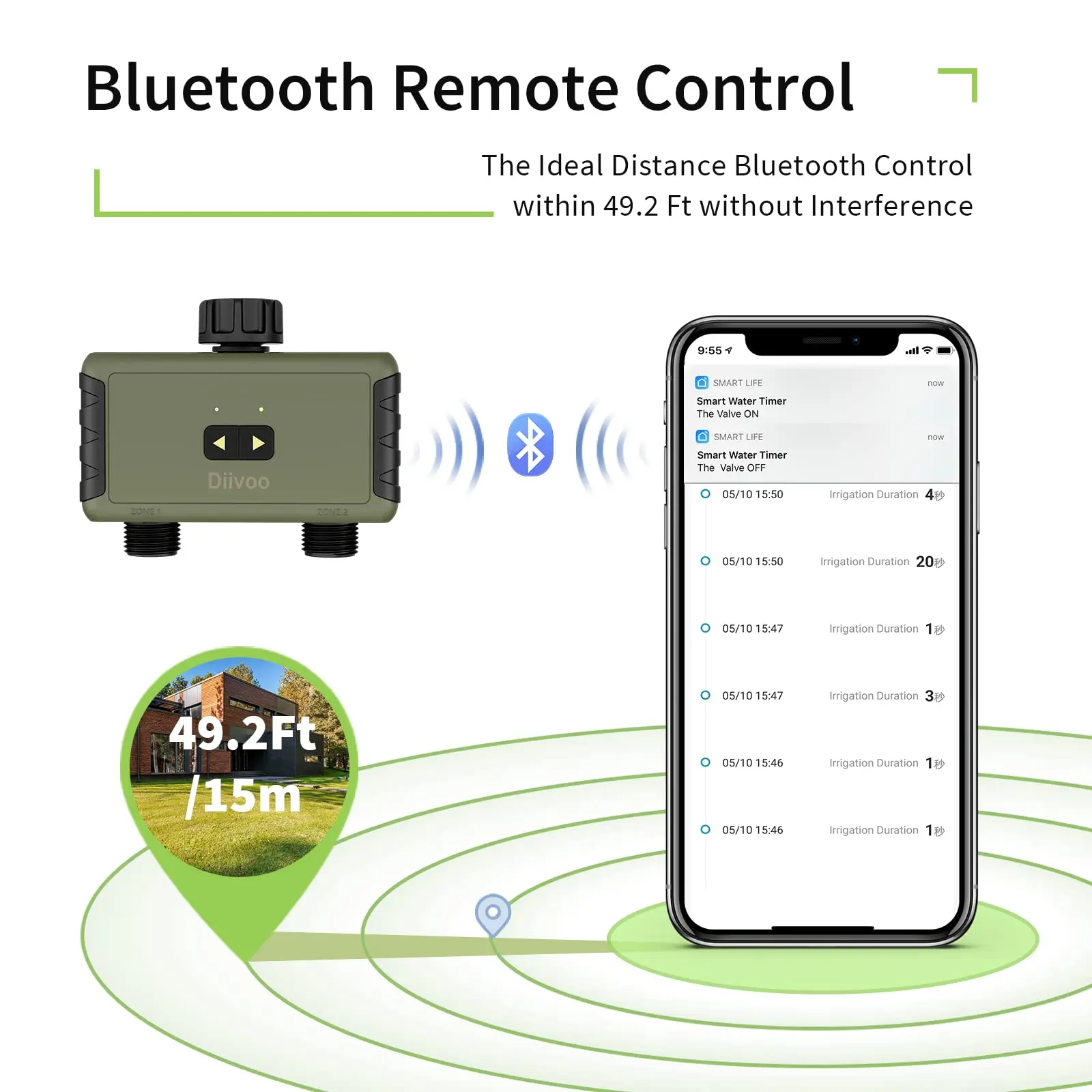 Timer Irrigazione Diivoo Bluet - Smart Garden Lock recensione e prezzo