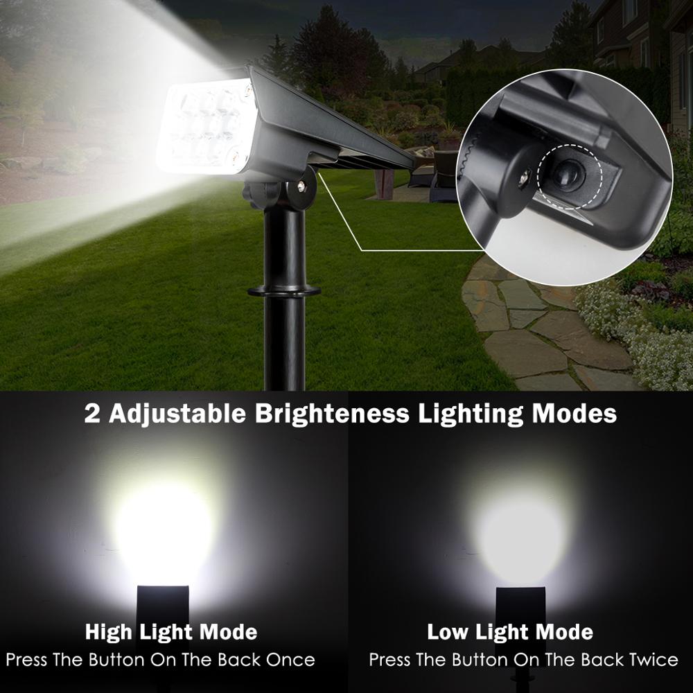 T-SUNRISE 1-4pcs 20LED luce so - Smart Garden Solar Lights recensione e prezzo