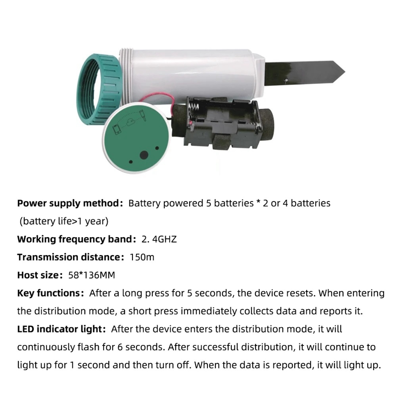 Zigbee Smart 4 in 1 Tester del - Smart Garden Sensors recensione e prezzo